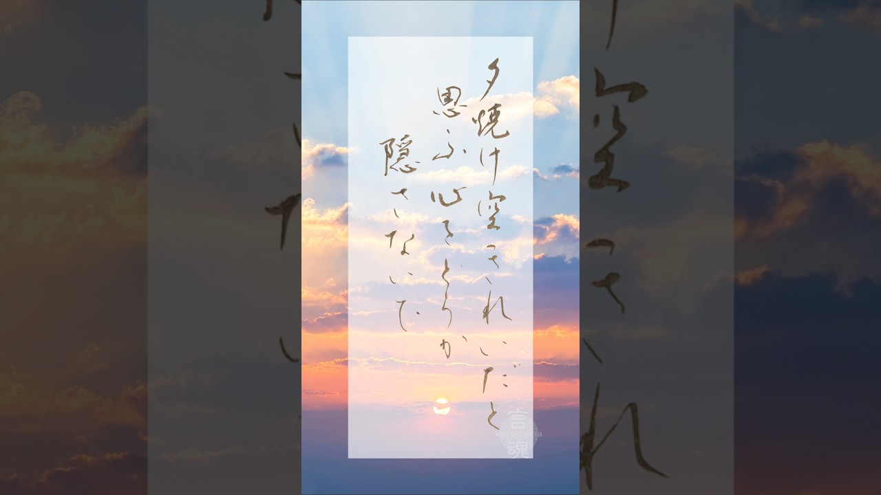 心に残った一節を書に　BUMP OF CHICKEN『真っ赤な空を見ただろうか』より#書道 #japanesecalligraphy