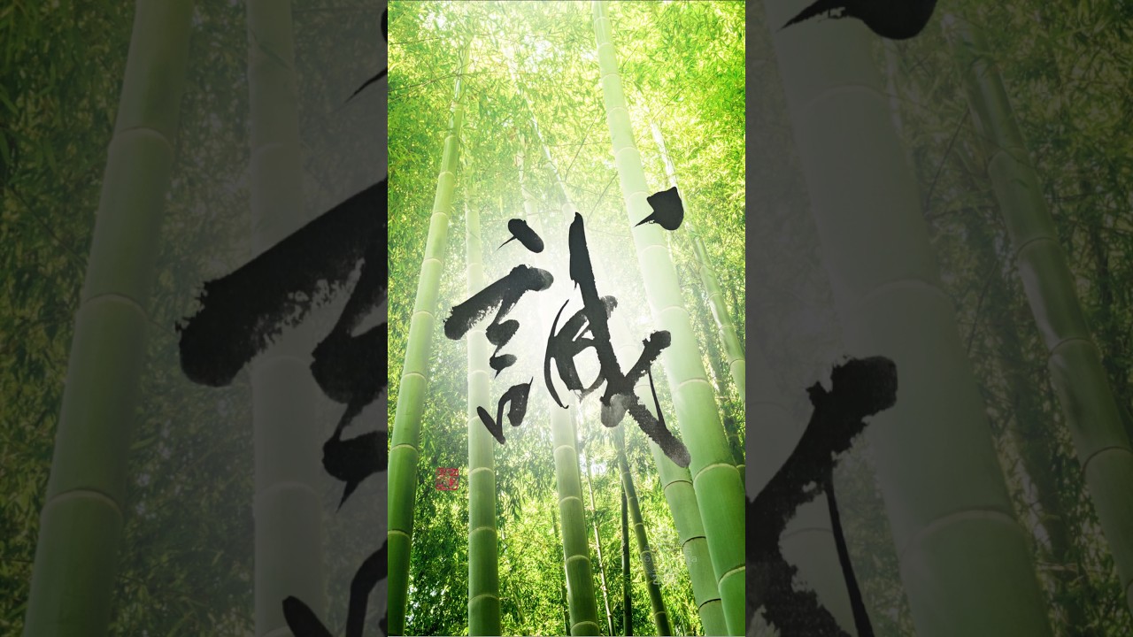 誠 ― まっすぐに生きるということ｜癒しの書と静かな時間　#書道 #japanesecalligraphy