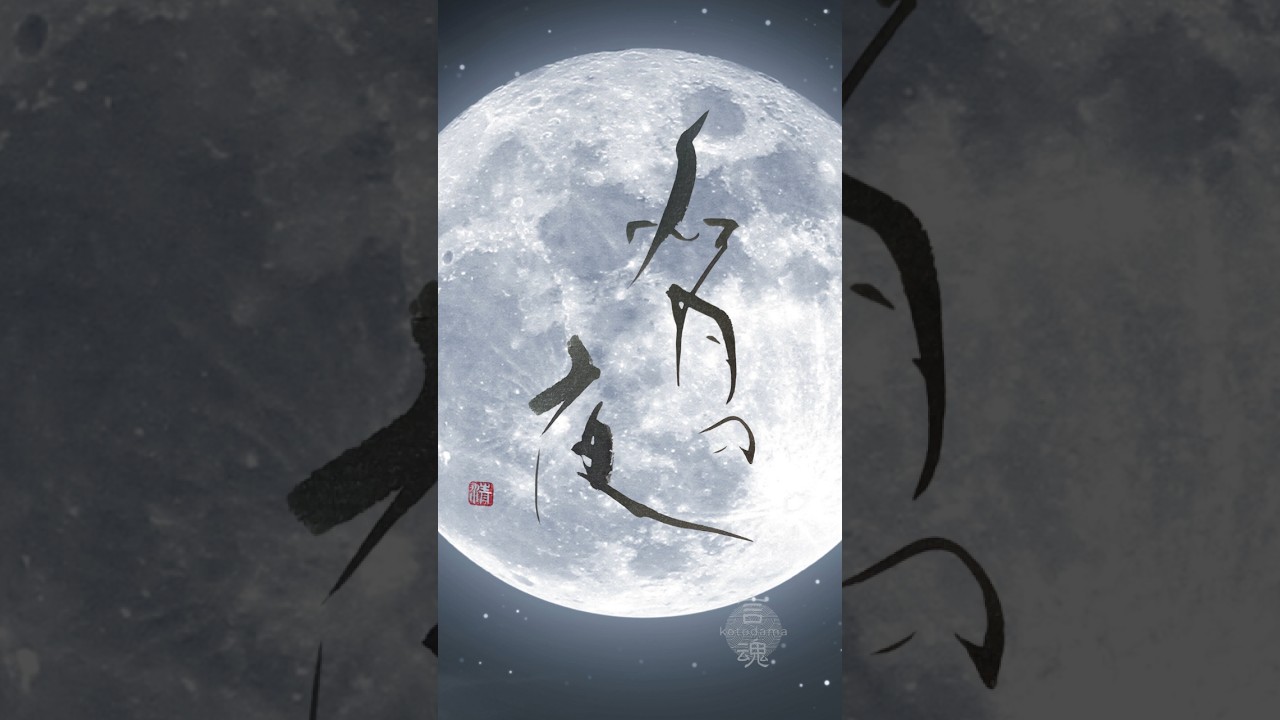 When You Need a Moment of Peace, Look Up — 名月の夜